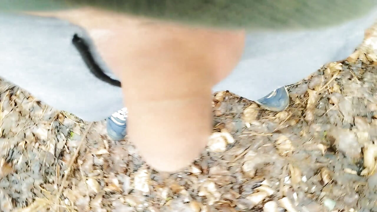 Cheesy Dirty Unwashed Cock Outdoor Walking Part 1