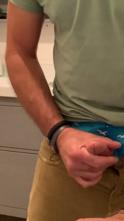 Verbal edging session, cumstains, boxers, sagging and thick cumshot. Ball ring too. Saggin in my Hollister boxers | Clip 1