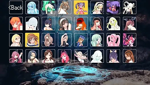 Хентай игра - Гравинг гравюза - соблазнение крепости Суккуб все сцены H - Pixel хентай