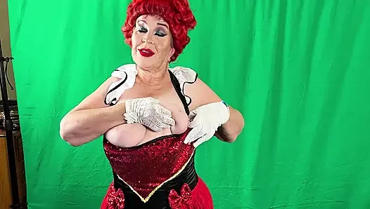 The Gilf Queen of Hearts' Suck, Vibrator Play, Fuck Orgasms & Creampie 101325CAMS245M