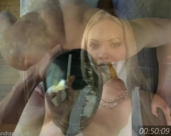 Smoker Watches boyfriend deepthroat for 60 min