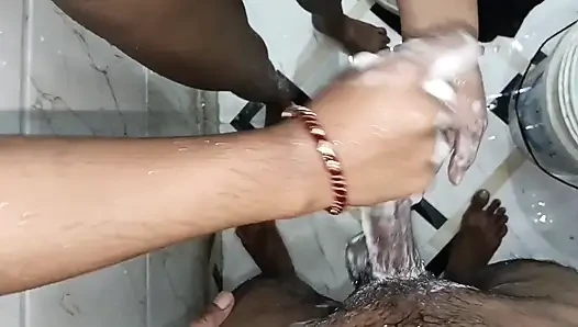 Wet shower sex - blowjob, tittenjob, arschfick und abspritzen auf möpse
