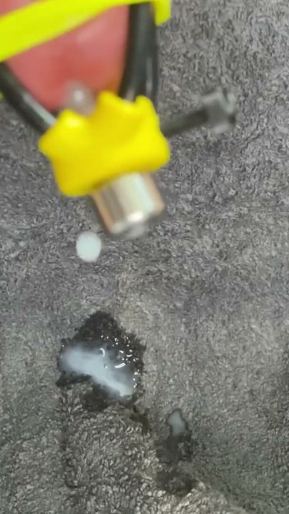 E-stim electro stimulation hands free CUMSHOT and SQUIRTING sperm load cock milking Orgasmextreme  penis plug swimming Trunks | Clip 1