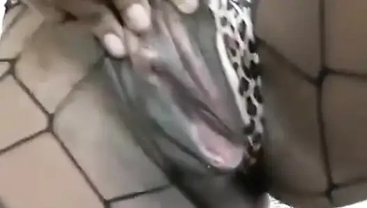 Showing off My Black Ebony Pussy