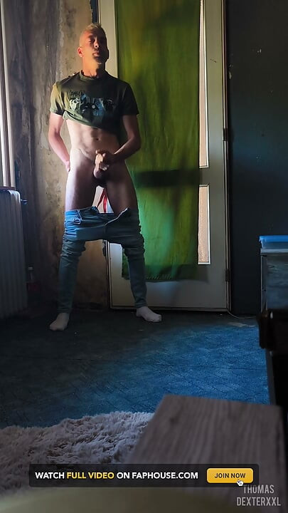 Wank Solo Thomas. Big Dick Jerked off