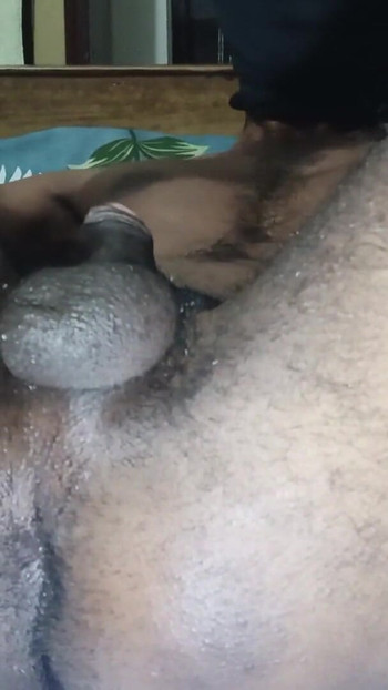 Emotional moment from "Bangladeshi Gay Boy Gaping His Anus with Huge Homemade Dildo"