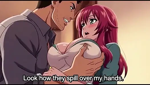 Stepdad seduced his young stepdaughter with big boobs