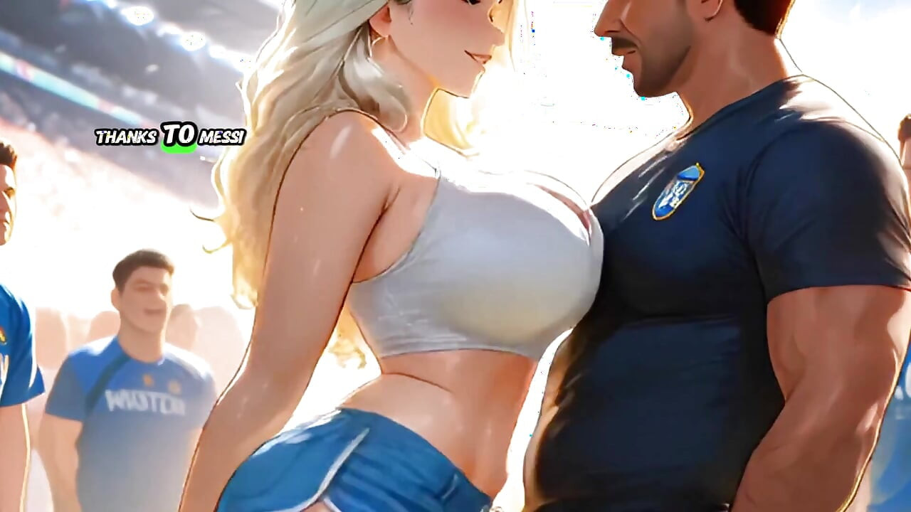 Proud Messi Fan Turns Into Big-titted Spanish Cock Slave on Summer Final Night