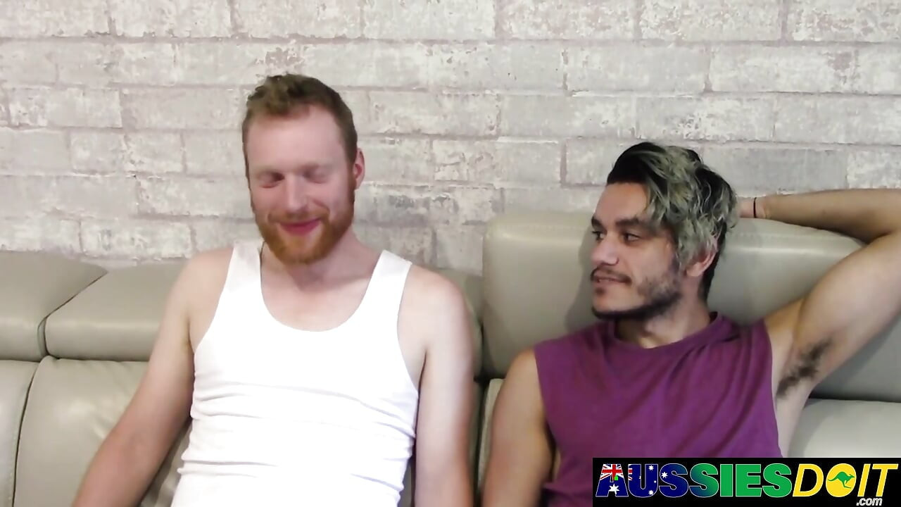 Australian Mars Thick Dick Explores Rhys Hairy Tight Asshole Raw