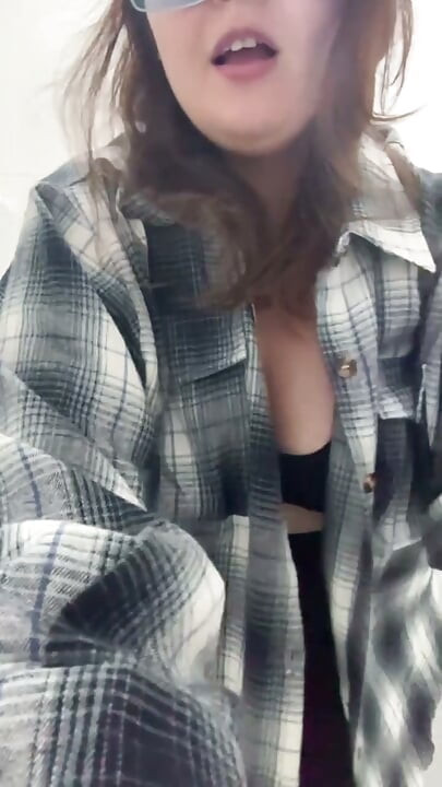 Solo girl public masturbation