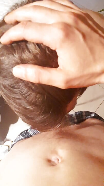 making my slaveboy cum first time in front of cam