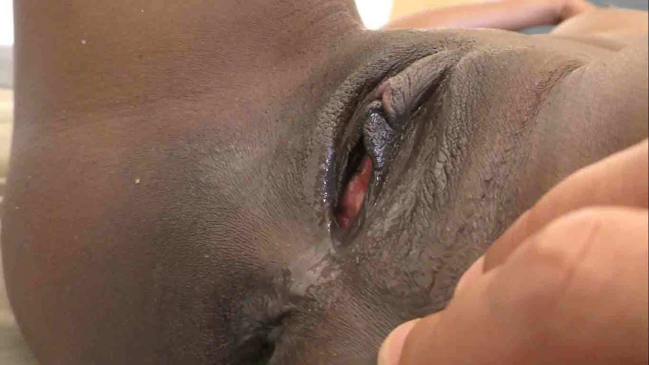 Young ebony student, amateur pov creampie