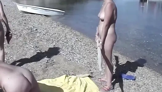 Мокрые киски на побережье Турции