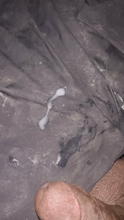 BBC CUMSHOT, SHORTS, WANKING, BBC CUMMING, CUM STAINS