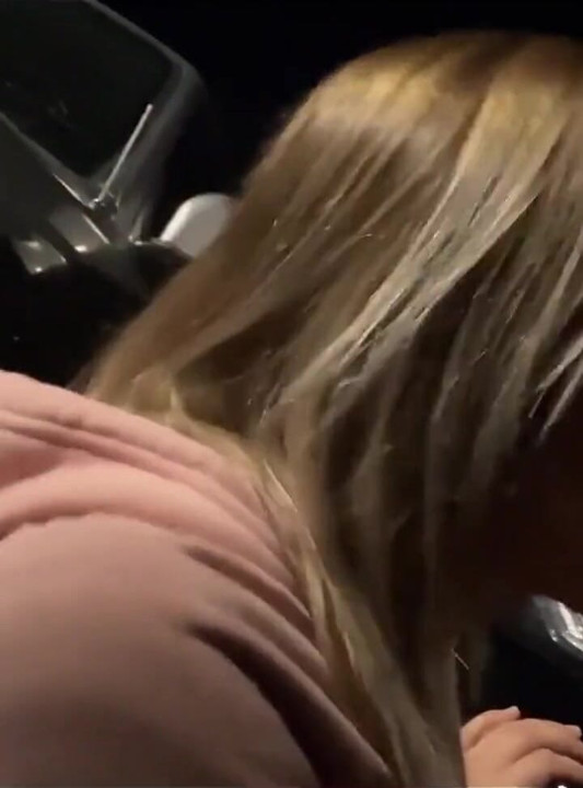 Risky Wife Sucks Cock in Bar/parking Lot and Cum Walk