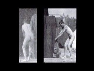 Muybridge&#39;in erkek çıplak hareketi
