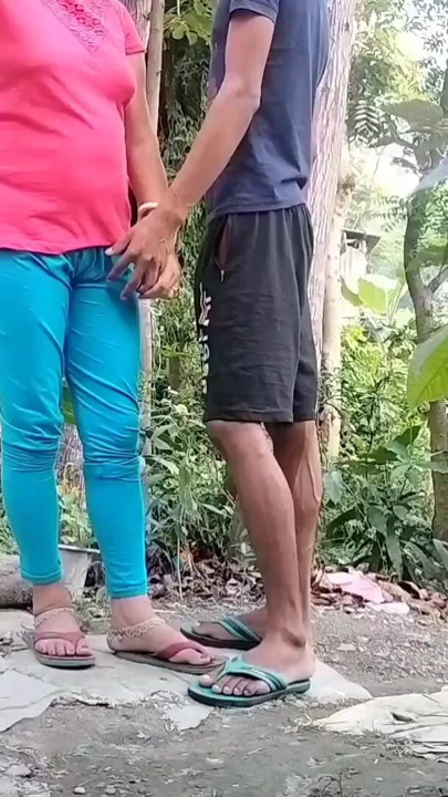 Village Girlfriend Sex With Her Boyfriend in Red T-shart in Outdoor ( Official Video By Villagesex91) | Clip 1