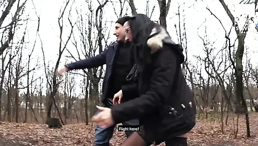 Outdoor cumshot! Nerd-slut deserves a public rough fuck: Stella Star - StevenShameDating