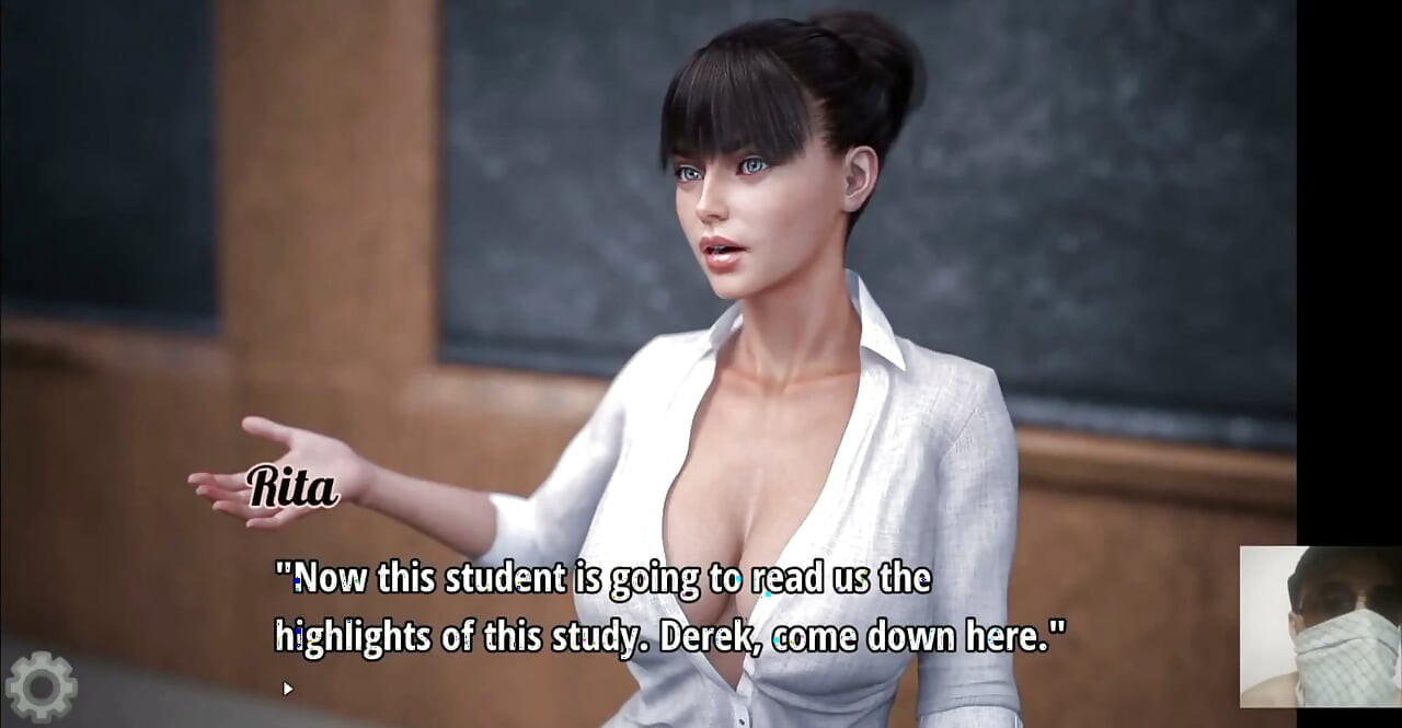My Hot Teacher Strokes My Dick in Front of the Whole Class and Then I Lick Her