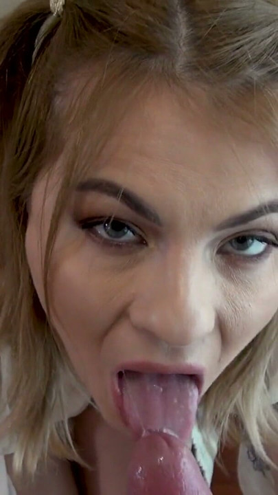 Smoking MOM Jasmine puts on her nylons and gives footjob to her bf | Clip 1