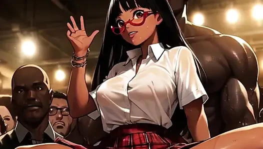 Gadis kampus di lubang pantat montok 1