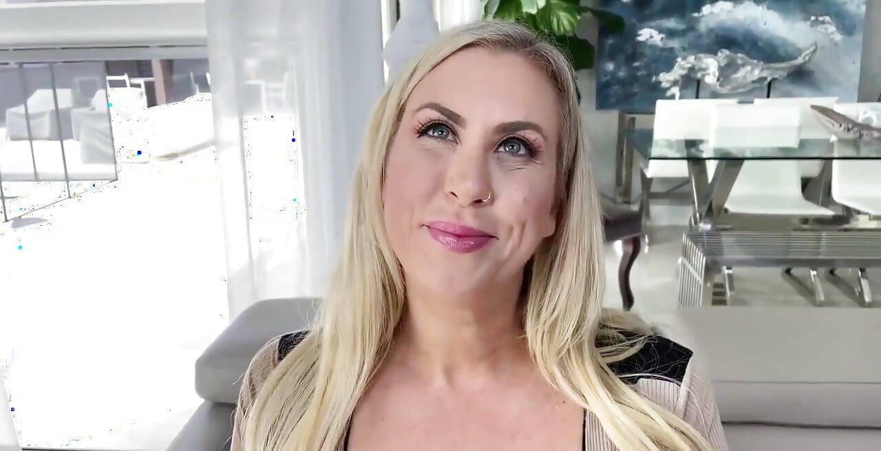 Busty Blonde MILF Lila Lovely comes over to get some of my big dick! I love fucking this big titty babe!