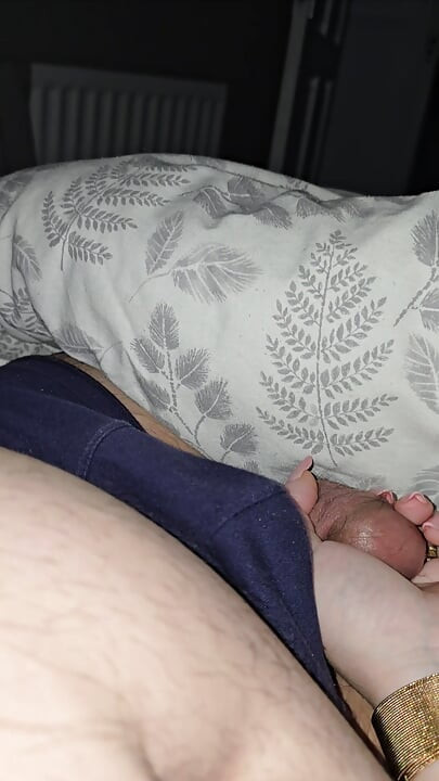 Step mom touches step son big balls like a new job