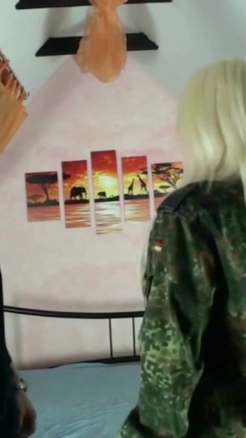 Key moment from "German Mom Suprise Step Step Son with Fuck after Come home army"