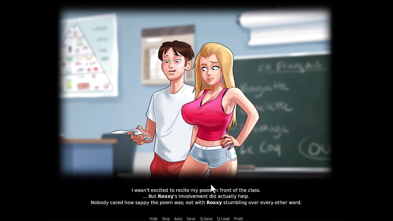 Summertime saga - ive had to pay Jenny to see her tits