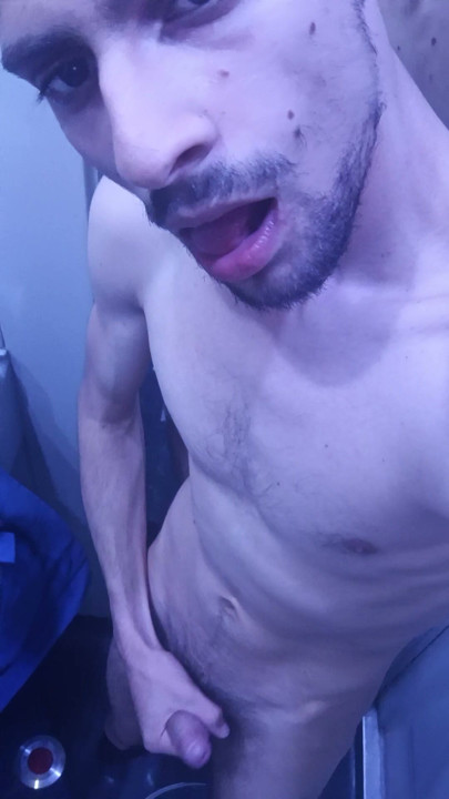 Gay slave stroking Is Cook hard