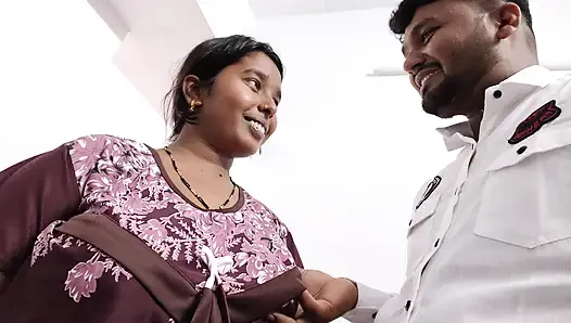 Her stepbrother was masturbating, Bhabhi saw the boy and Bhabhi was shaking her stepbrother's penis with pleasure.