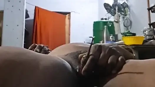 Tamil mommy Vegetables fingering in video call