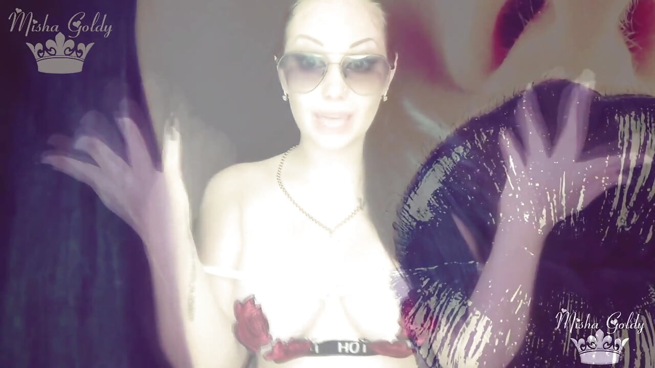 Glossy lips and big tits mind fuck with joi and cum countdown