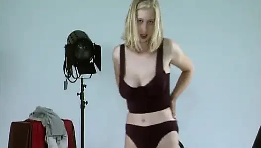 This German Blondie Likes to Show Her Perfect Tits on Casting