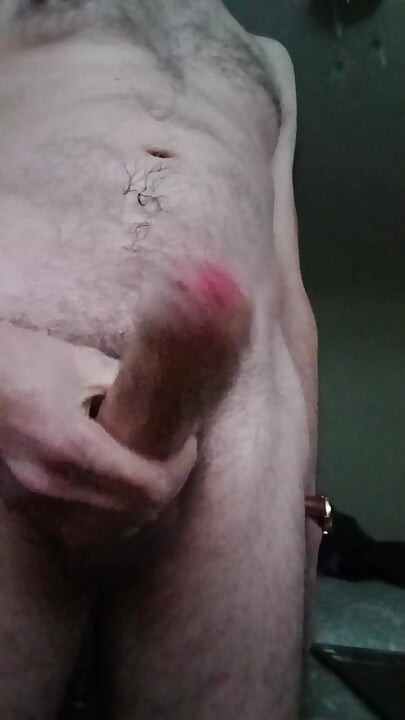 Last wank and big cum of the year