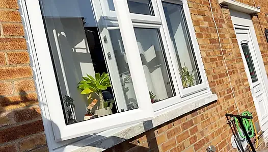 lucky builders looking through the window part 3