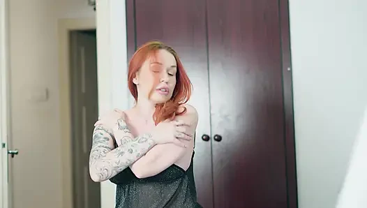 Step Mom Busts Step Son Jerking to Her Porn in Share Bed - Taboo Creampie Surprise!