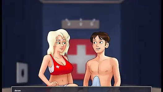 Summertime saga gameplay Gilf sex scene and gloryhole blowjob