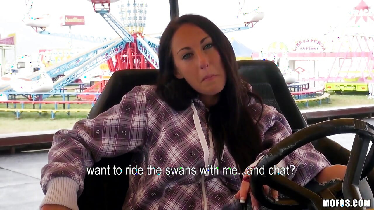 Public Pickups - Brunette Czech El Storm Rides Bumper Cars & Gives Steve a POV Blowjob with Steve Q & Gets Doggystyle Fuck