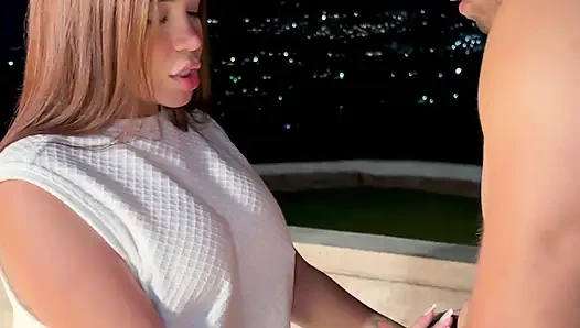 POV Blowjob Deep Throat Sloppy Cumshot In My Sister-in-Law's Mouth