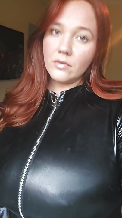 Big Tit Whore in Latex Seduces You Into Cheating on Your Wife