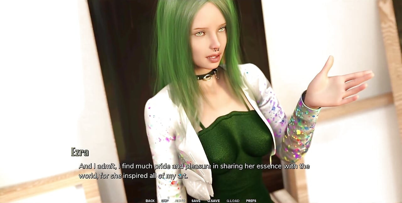 Taboo University - Green Hair Emo Artist Says I Am Her Muse