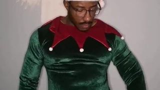 Black Santa riesiger dicker Schwanz