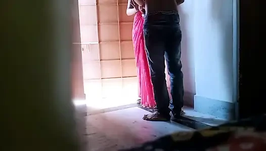 Am Tag von Holi, Ich habe die Farbe der Muschi des Nachbarn Bhabhi mit Farbe geändert