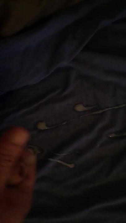 wanking and cuming