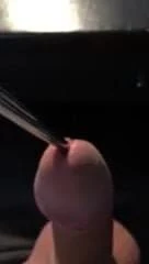 My cock slave - penis insert - pen in peehole