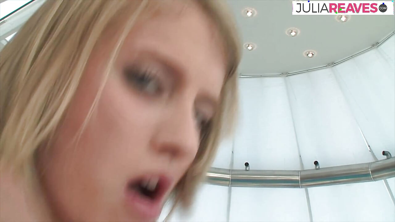 hot girl gags on a monster cock the  rides it to a cumshot