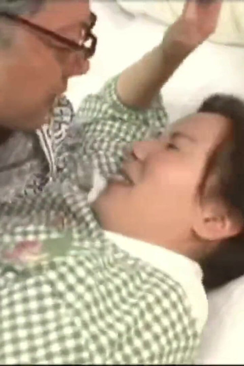 Dirty Old Man Messing Around with His Wife
