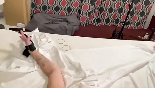 Waxing my Boobs and Nipples and Ass plus Spanking a little my Pussy