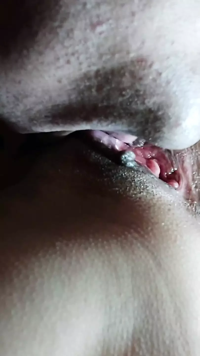 My First Teen Pussy Licking up Close